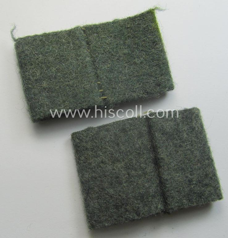 Pair of WH (Heeres) 'Kavallerie o. Aufklärung'-related, so-called: regimental shoulderstrap-'slip-ons' (ie. 'Schulterstück-Überschuben') as was intended for usage by a: 'Soldat des Radfahr-Aufklärungs-Schwadrons 246'