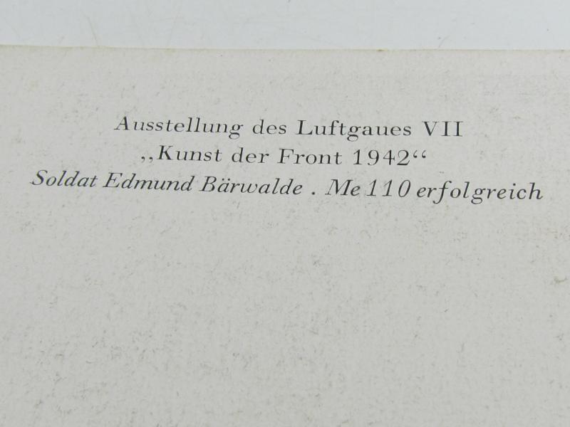 Postcard : Exhibition ‘Kunst der Front’, 1942