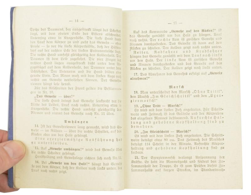 German WH Book 'Infantry Regulations' Part 2a