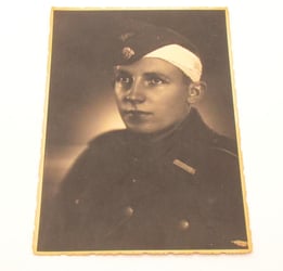 Portrait Photo of a Waffen SS Soldier