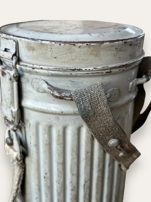 Kriegsmarine Gasmask Canister with straps