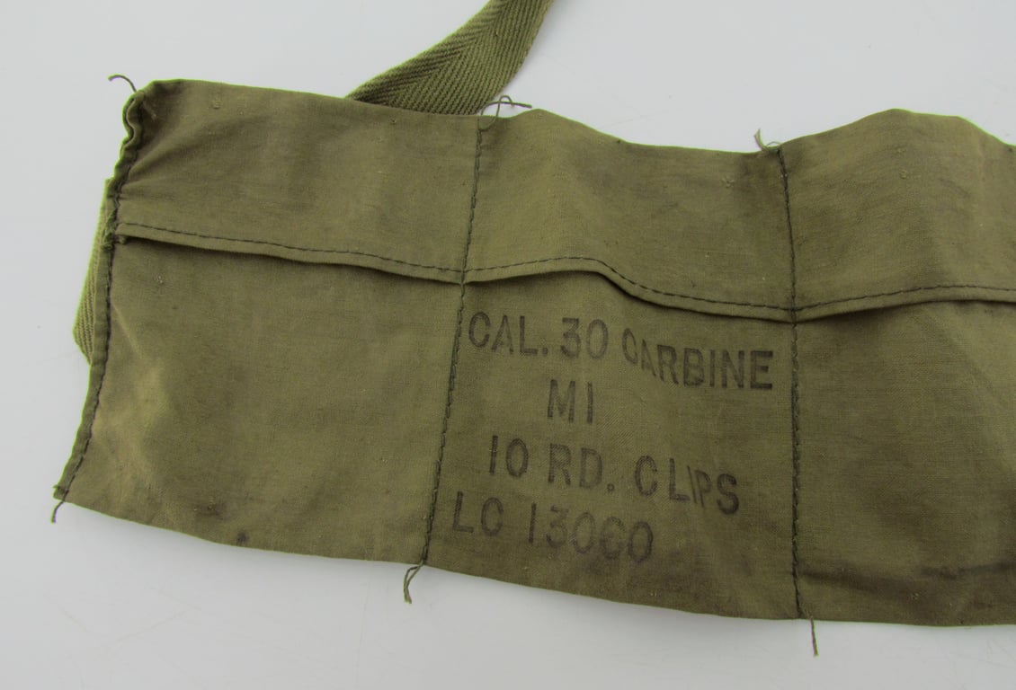 US WWII M1 Rifle Ammo Bandoleer .30 Cal