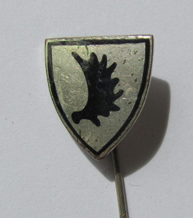 Nice example of a lapel-pin (or so-called: 'Traditions-/Erinnerungsabzeichen') as used by members within the: '291. Infanterie-Division, being a non- maker-marked example - overall nice (albeit clearly used and/or worn-) condition!