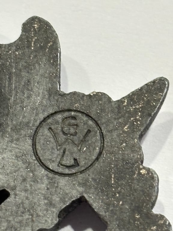 WH Infantry Assault Badge "GWL - Gebrüder Wegerhoff"