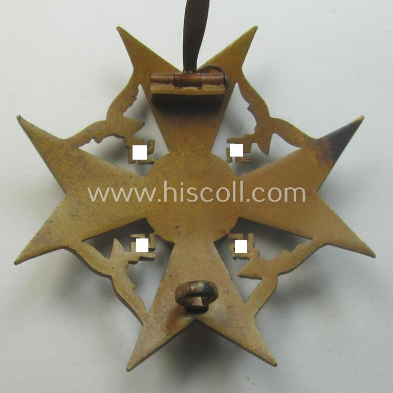 Superb - and actually fairly scarcely encountered! - 'Spanienkreuz ohne Schwerten in Bronze' being a neat non-maker-marked example that was produced by a to date still unidentified maker