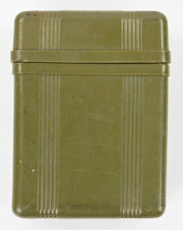 US WW2 Army Cigaret Package Holder