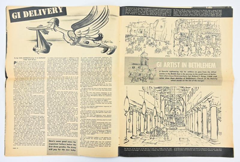 US WW2 Yank Magazine 1944