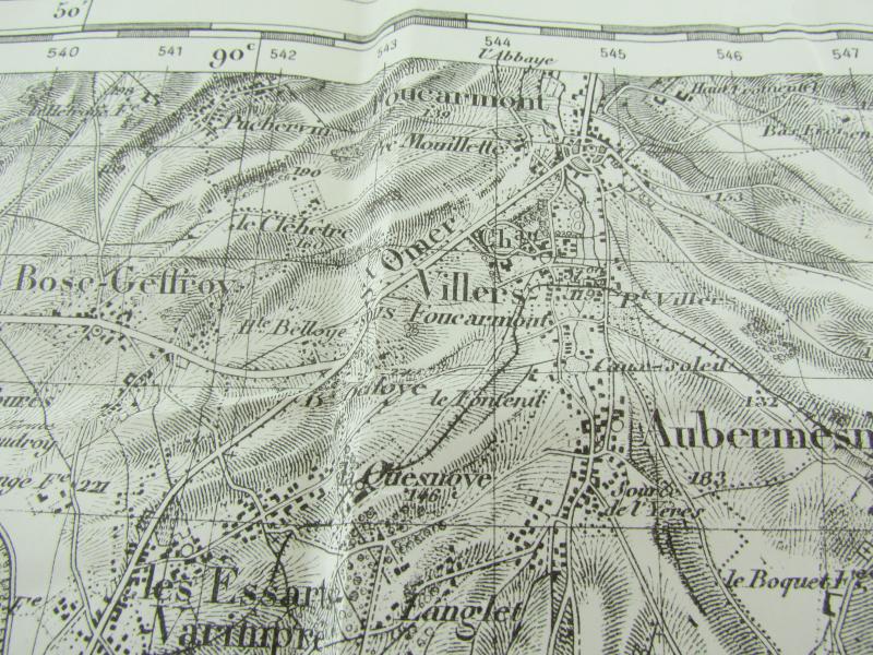 German Militairy Roadmap France ( South-East Abbeville )