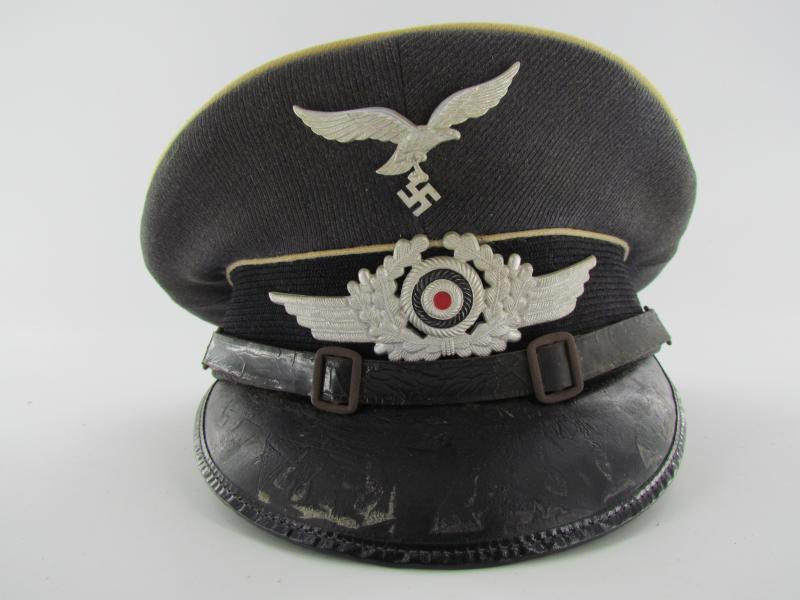 Luftwaffe Hermann Göring Regiment NCO Visor Cap...Rare