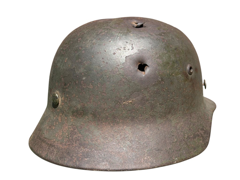 WH M35 re-issued Battle Damage Helmet
