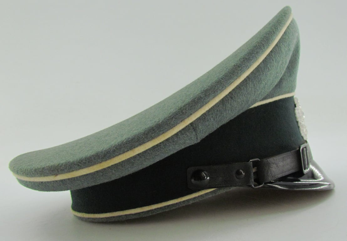 Wehrmacht (Heer) Infantry EM/NCO Visor Cap (Stone Mint)