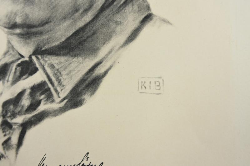 German Portrait Print/Litho of Reichsmarshall Hermann Göring by K.J.Böhringer