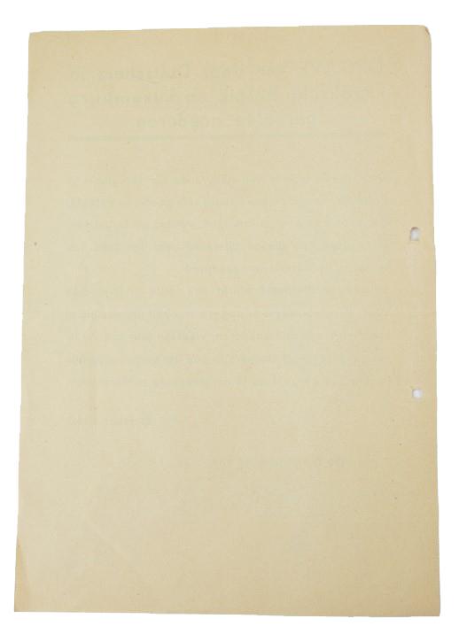 Dutch Announcement Leaflet 'Stolen Goods'