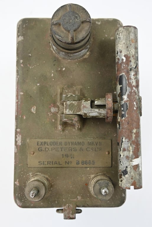 British WW2 Explorer Dynamo MK VII Blasting Machine