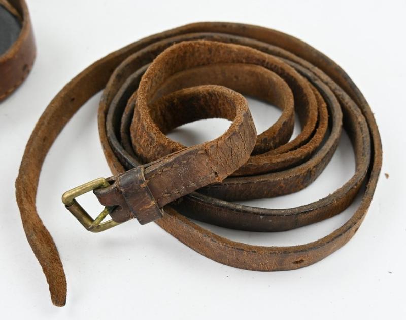 British WW2 Binocular Case with Carrying Strap