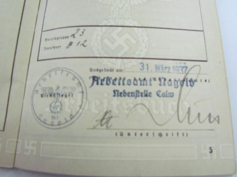 German Arbeidsbuch 2nd pattern