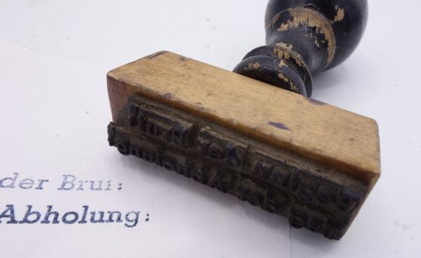 German WH Ink-Stamp