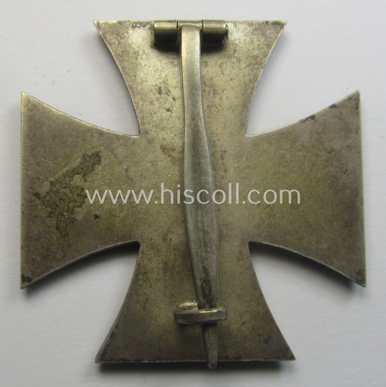 'Eisernes Kreuz 1. Klasse' (ie. Iron Cross 1st Class) being a non-maker-marked example as was (I deem) produced by the company: 'B.H. Mayer's Kunstprägeanstalt'