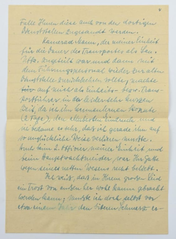 German WH Fieldpost Letter with Envelop