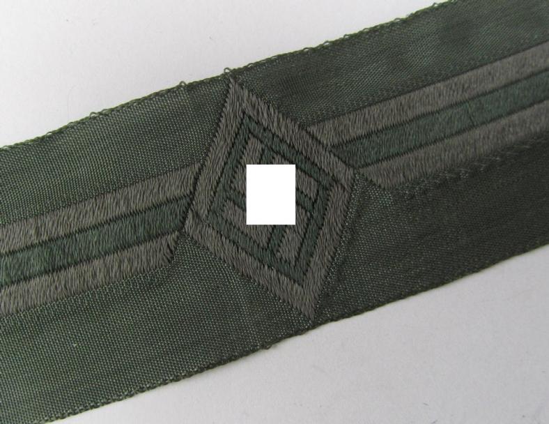 Attractive - and scarcely encountered! - national emblem (ie. breast-badge ie. 'Hoheitsabzeichen') as intended for the various 'Eastern Volunteers' (ie. 'Ostvölker-Truppen'), as executed in neat 'BeVo'-weave pattern 