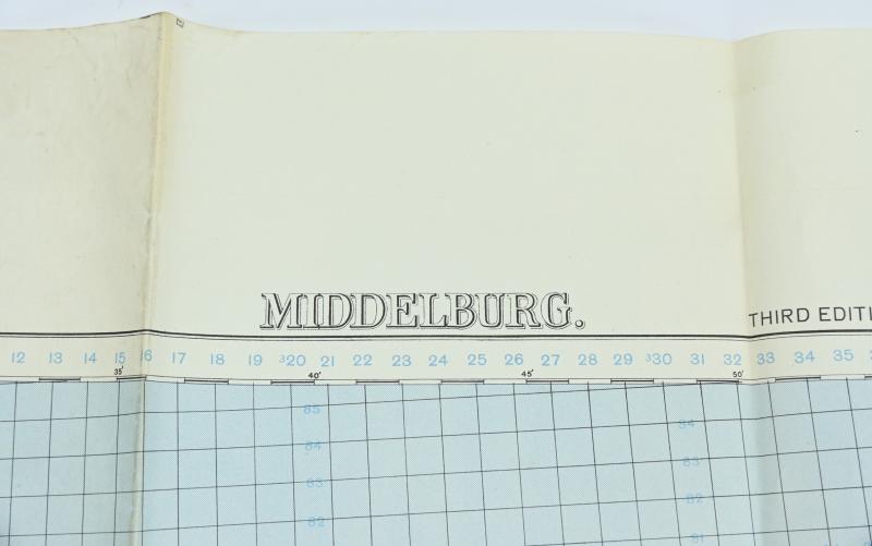 US WW2 Mapcard 'Middelburg' Holland