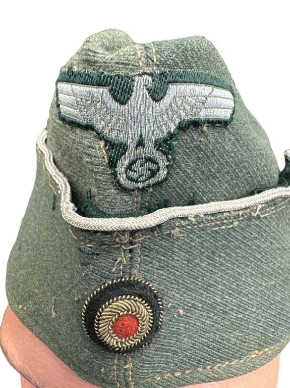 Wehrmacht ( Heer ) officer M34 overseas cap