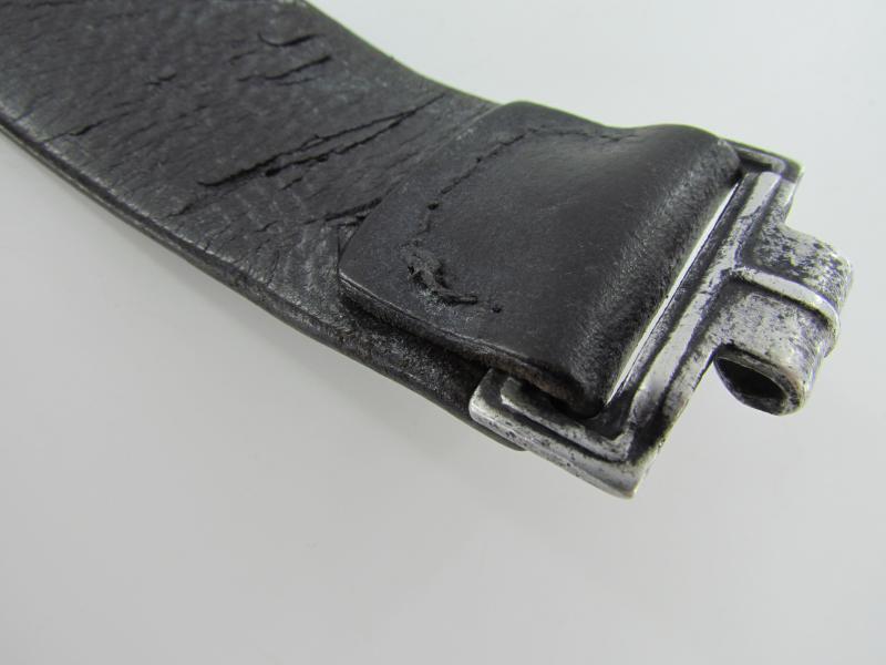 German Leather Equipment Belt with aluminum hook ( O&C )