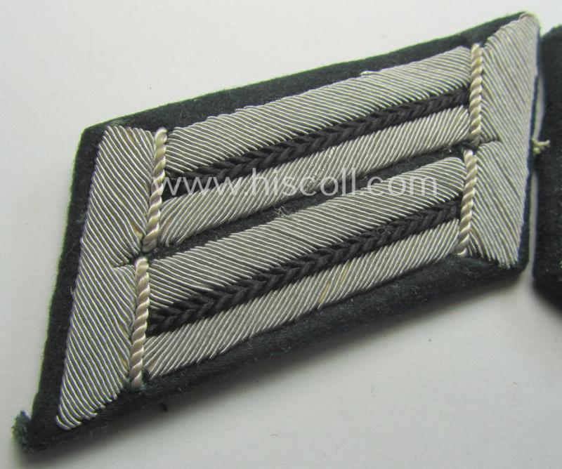Pair of WH (Heeres) collar-tabs (ie. 'Kragenspiegel für Offiziere'): 'Offizier der Pionier-Truppen'