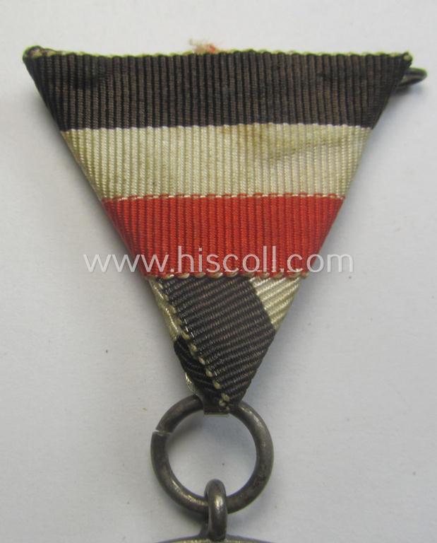 Most certainly unusually found, silver-toned, 'Bahnschutz'- (ie. railway-protection-service-) related commemorative shooting-contest medal entitled: 'Bahnschutz Landeswettschiessen - Göppingen - 2.Sept. 1934'