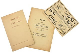Dutch WW2 NSB Propaganda Booklets