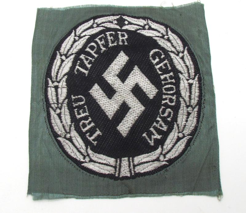 BeVo-woven 'Schuma' Officers Arm + Cap-Badge