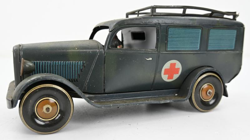 German WW2 Tippco Haußer Tinplate Wehrmacht Ambulance