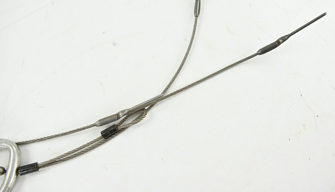USAAF WW2 Seat Pack Parachute Harnass Pull Handle