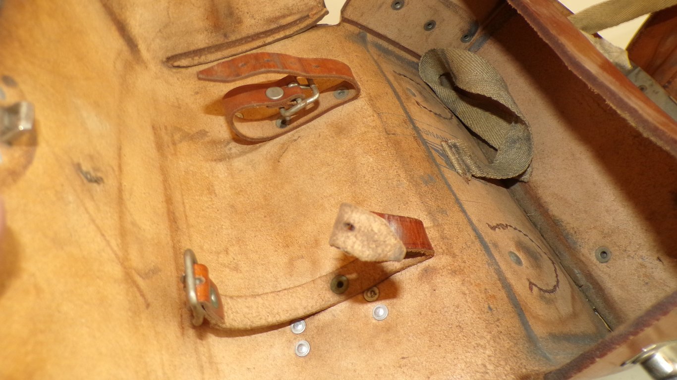 Cavalry Doctor's Leather Saddlebag & Medical Contents