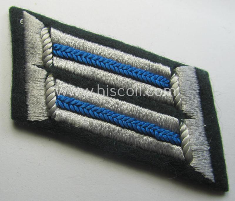 Pair of WH (Heeres) collar-tabs (ie. 'Kragenspiegel für Offiziere'): 'Offizier der TSD o. Truppensonderdienst'
