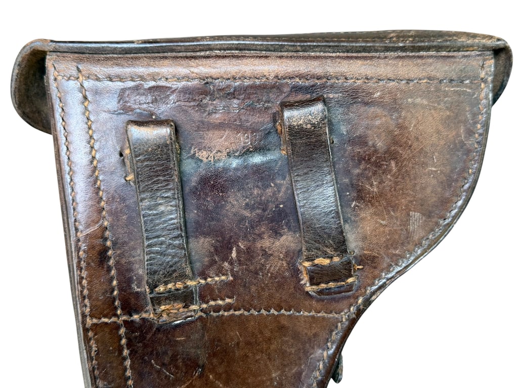 Chocolate Brown P08 Leather Holster