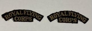 Original Matched Pair of RFC Cloth Shoulder Titles