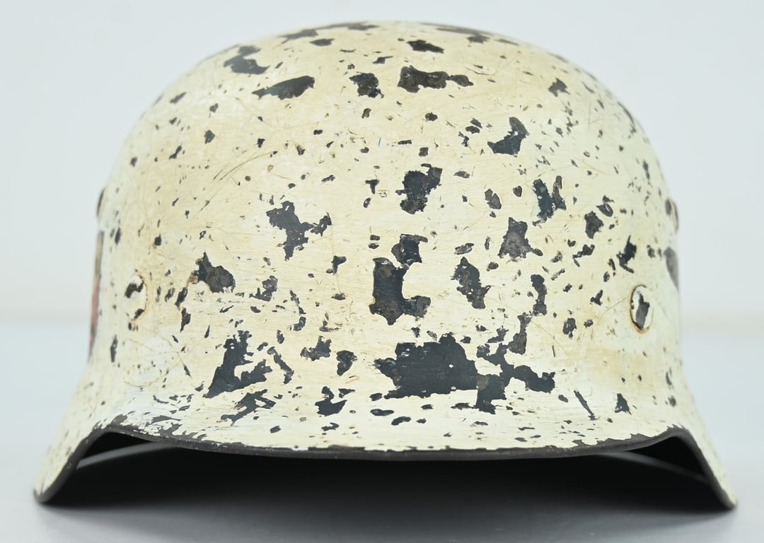German LW M35 DD Winter Camo Helmet