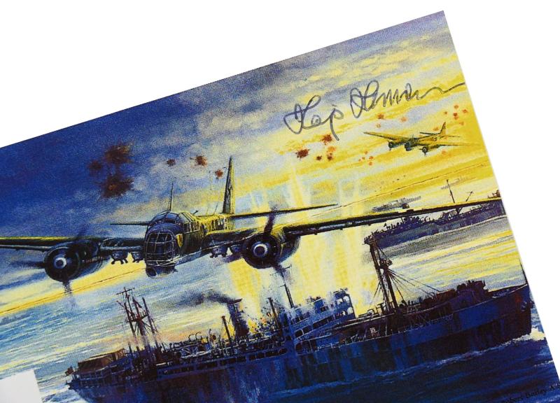 Signature of Luftwaffe KC-OLC&S Recipient 'Hajo Hermann'