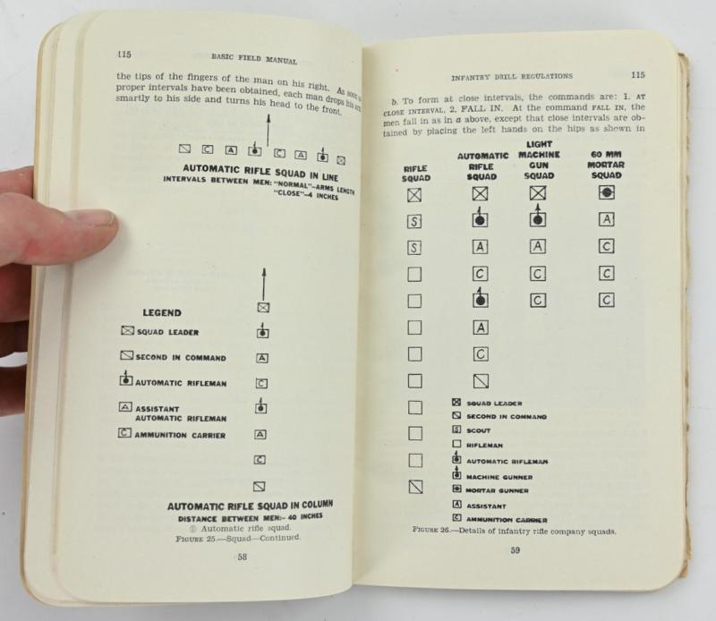 US WW2 FM 22-5 Basic Field Manual Infantry Drill Regulations