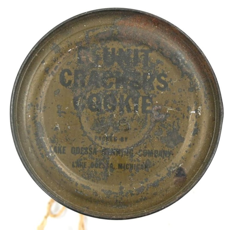 US WW2 B-Unit Ration Tin Can
