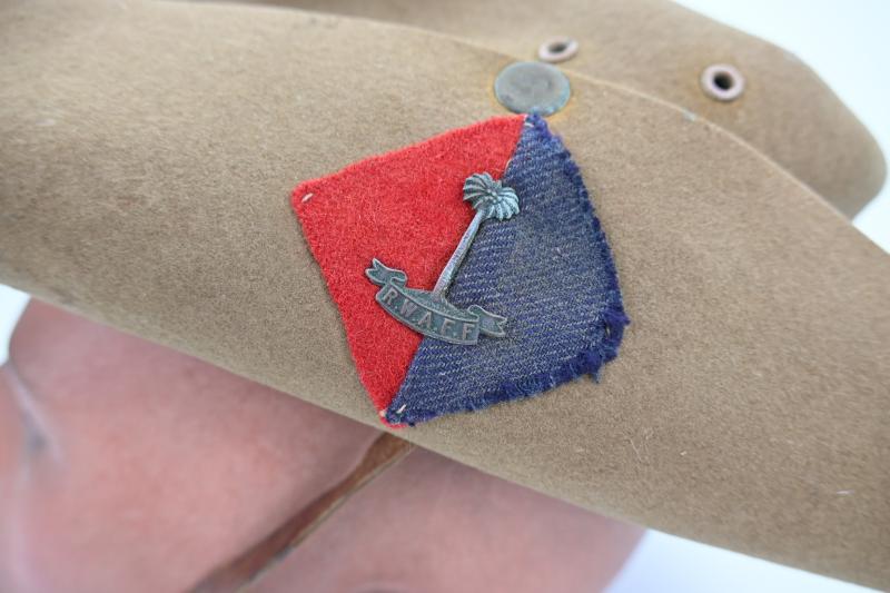 British WW2 Slouch Hat 'RWAFF' 1941