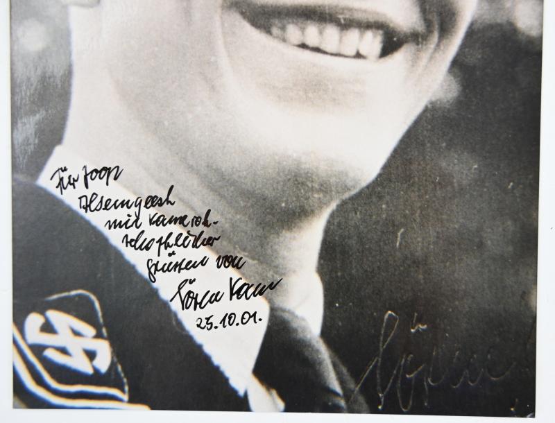 Signature of Waffen-SS KC Recipient 'Søren Kam'