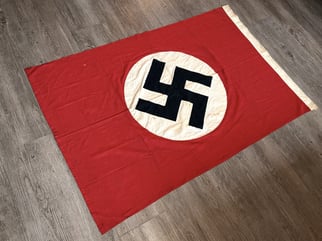 WWII GERMAN, EARLY STITCHED THREE-PART CONSTRUCTION NSDAP PARTY...