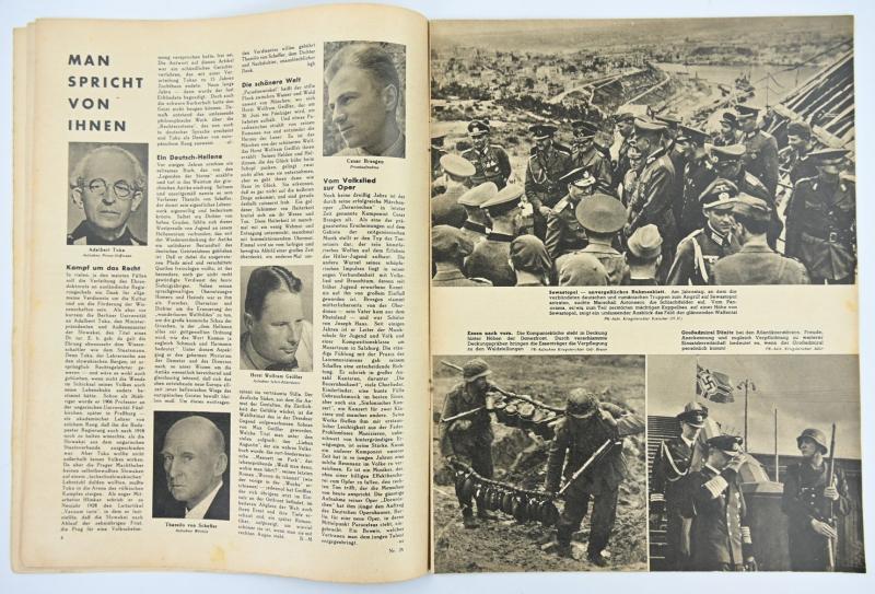 German Third Reich Magazine 'Die Woche' 1943
