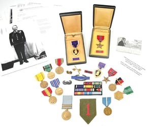 US WW2 1st Infantry Division Named Grouping 'Major...