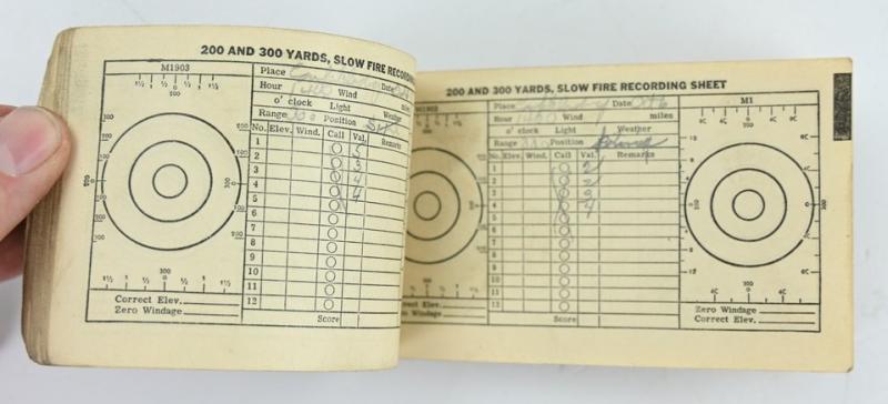 US WW2 Combination Score Book