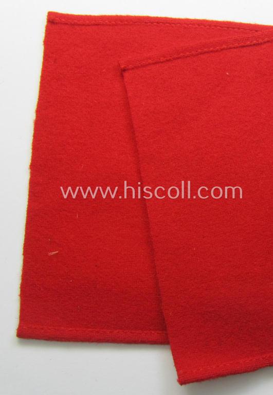 'Extra Qualität', N.S.D.A.P.-pattern, smooth-woolen-based swastika-armband (ie. 'Armbinde') that still retains its period 'RzM'-etiket