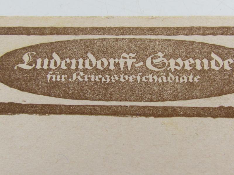 Postcard General Erich Ludendorff