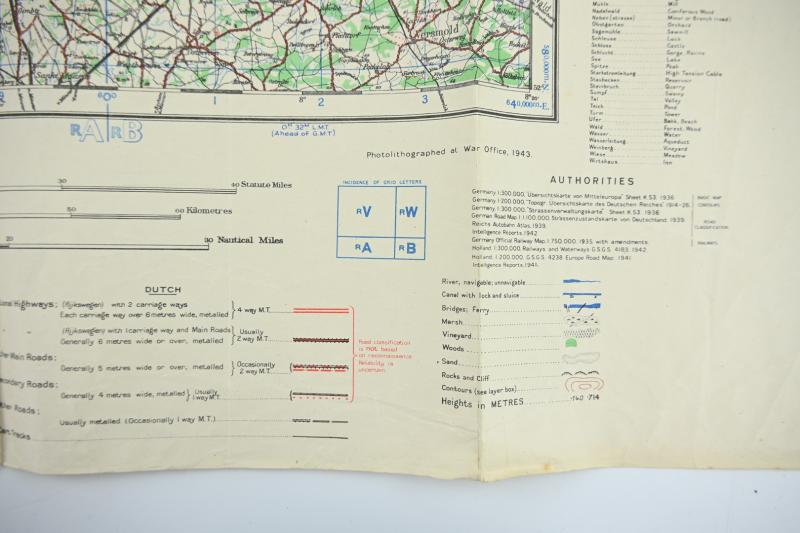 British WW2 Roapmap Osnabruck Germany